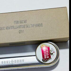 Stella Artois Beer Tap Handle – Anno 1366 Crest Design, New in Box, Rare Bar & M
